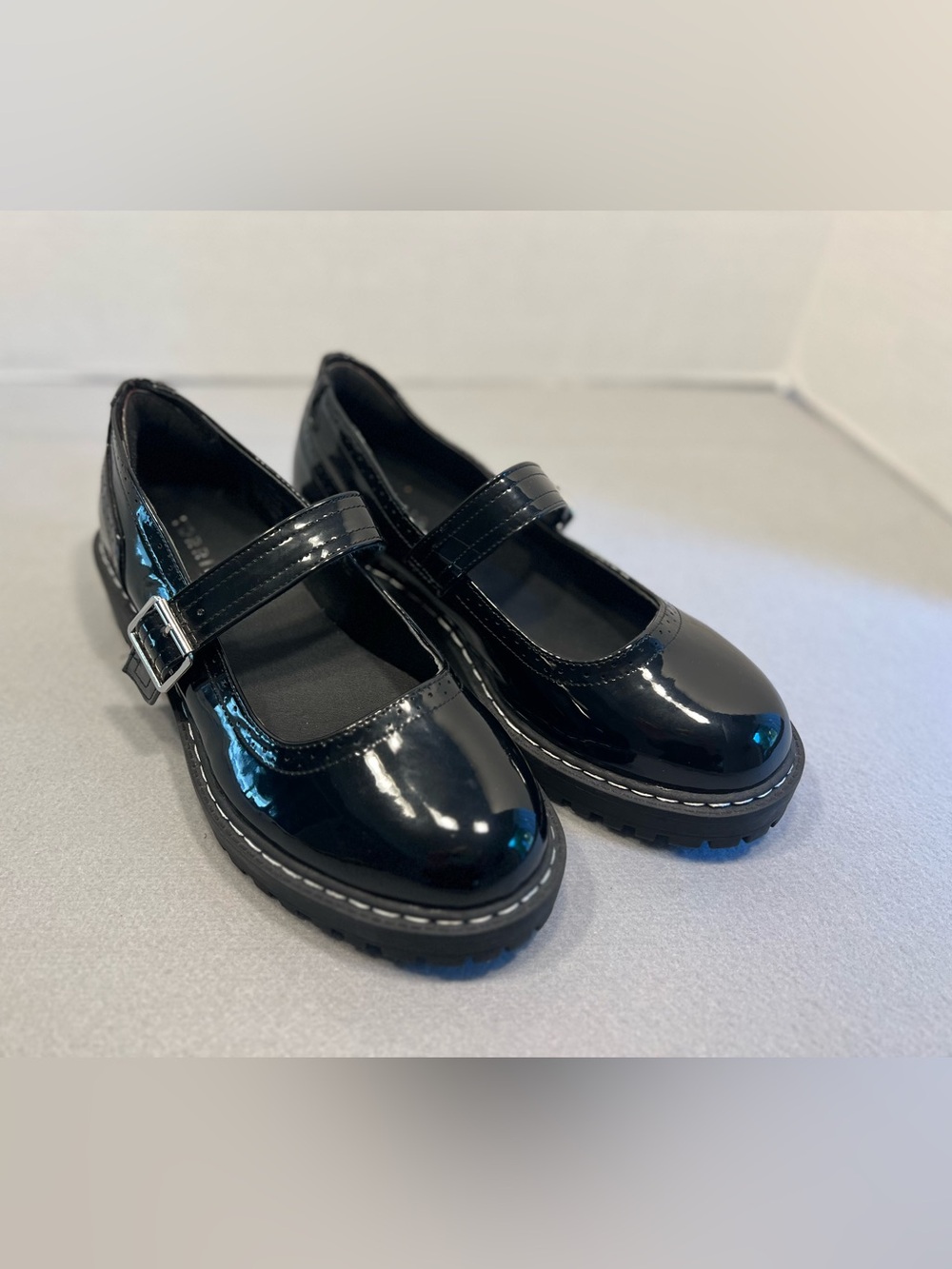 Torrid Womens Mary Jane Shoes Size 9 WW Black Patent Wide Classic Trendy School